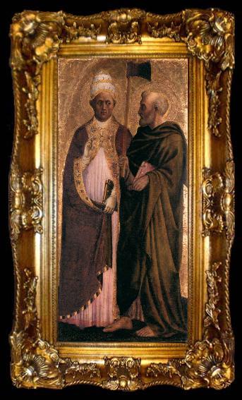 framed  MASOLINO da Panicale Pope Gregory the Great, ta009-2
